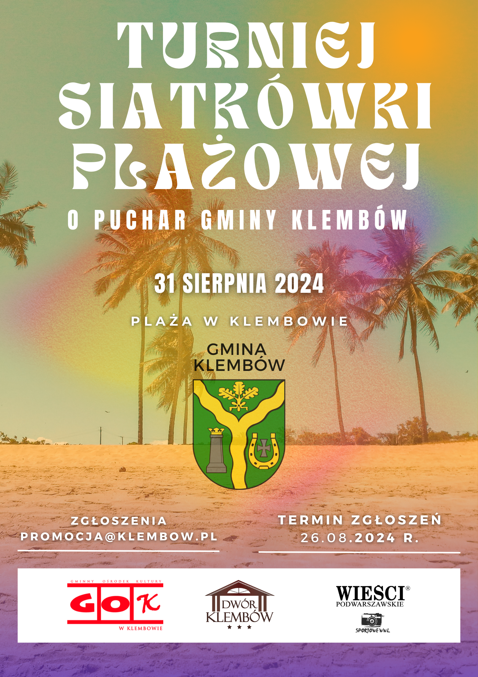 Turniej w Siatkówkę Plażową o Puchar Gminy Klembów 2024