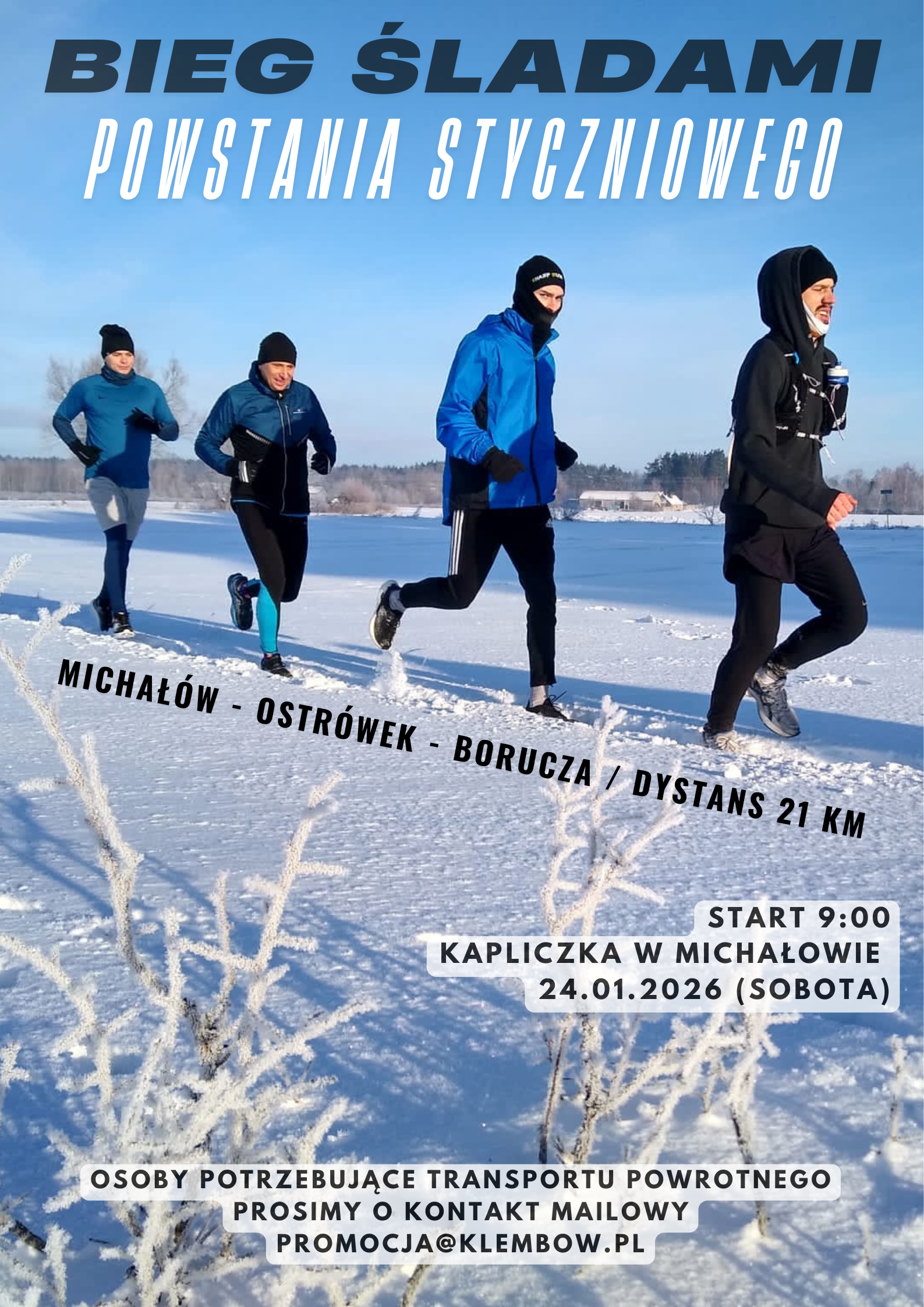 Bieg śladami Powstania Styczniowego