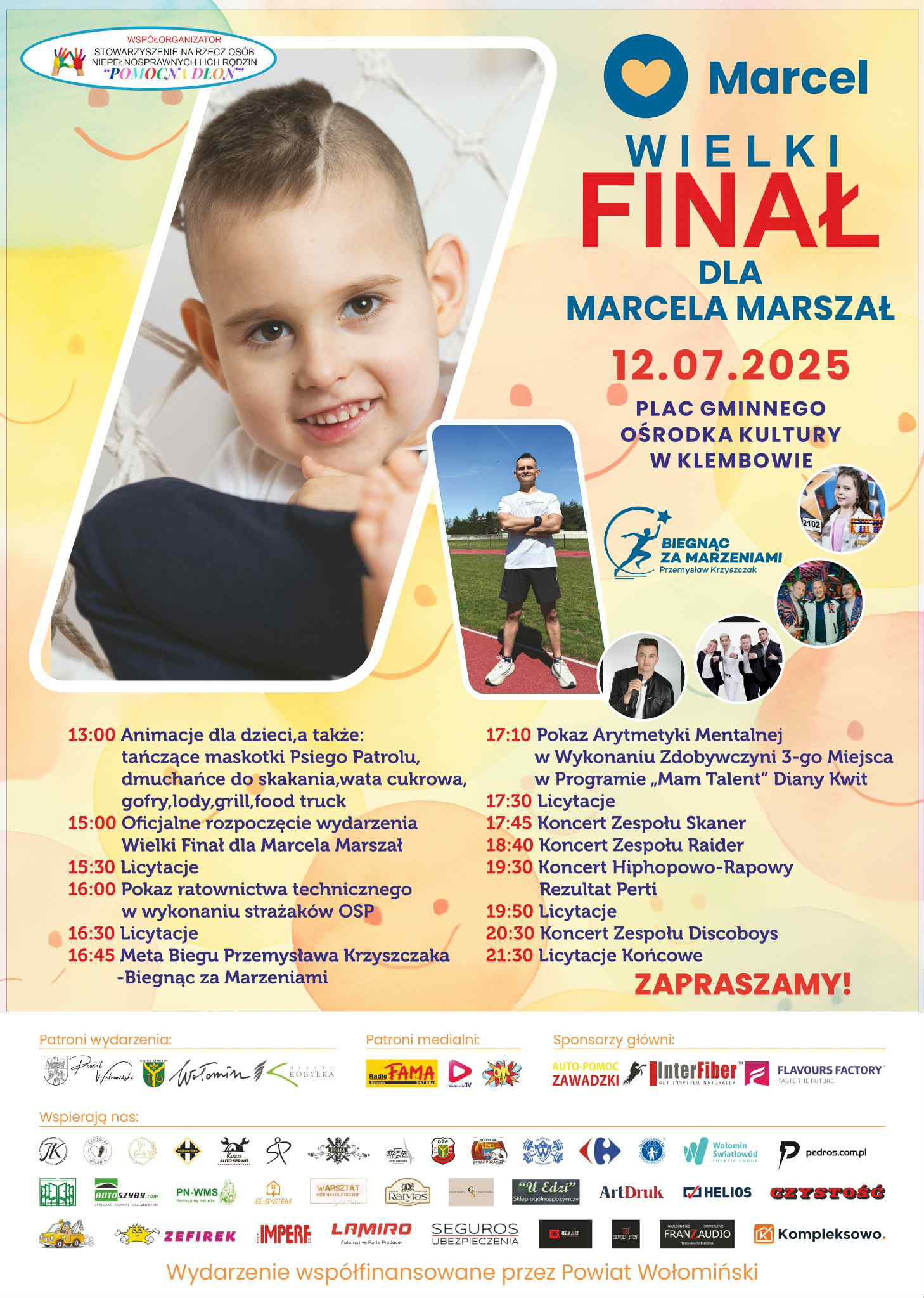 Piknik charytatywny dla Marcela Marszała