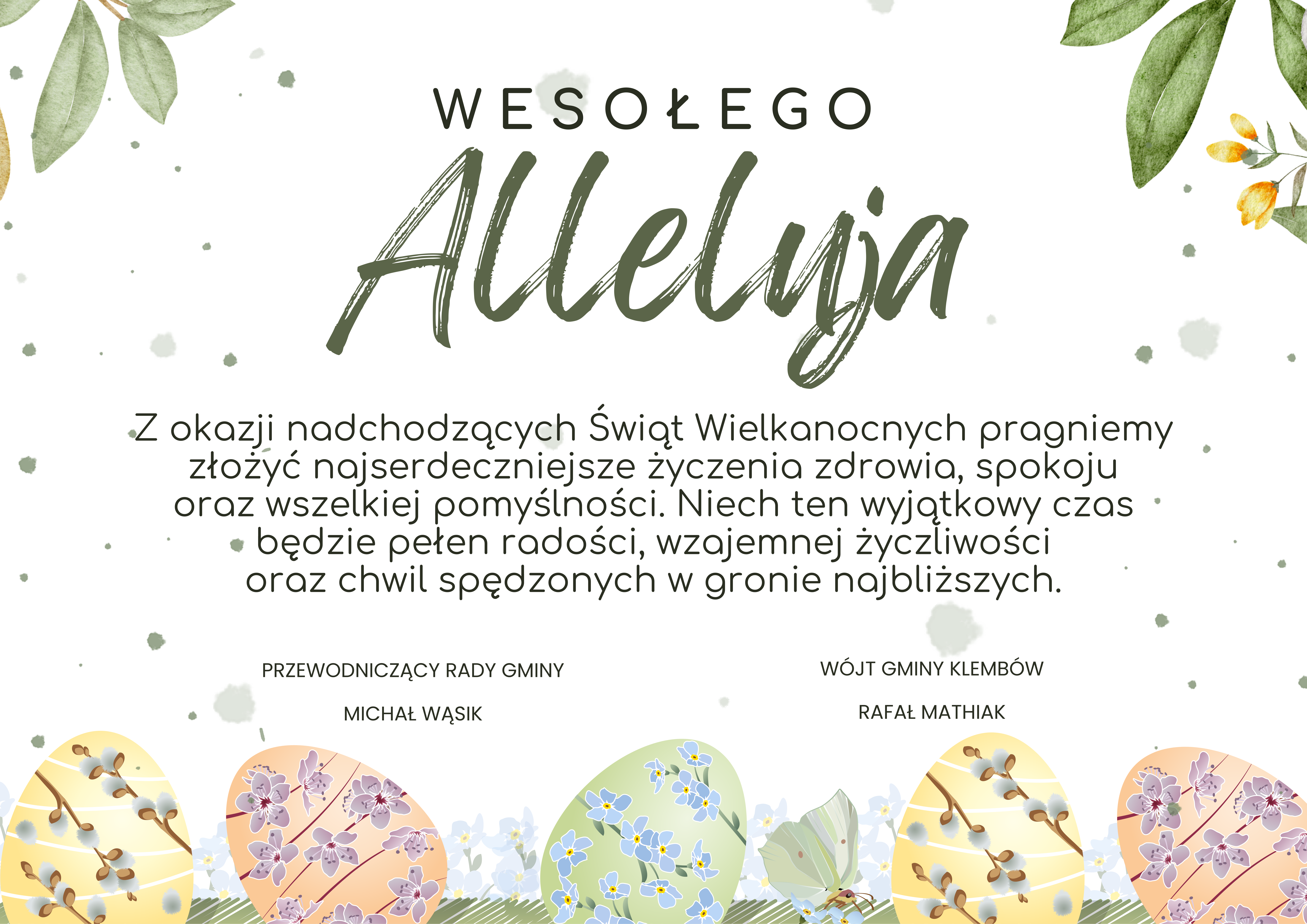 Wesołych Świąt Wielkanocnych!