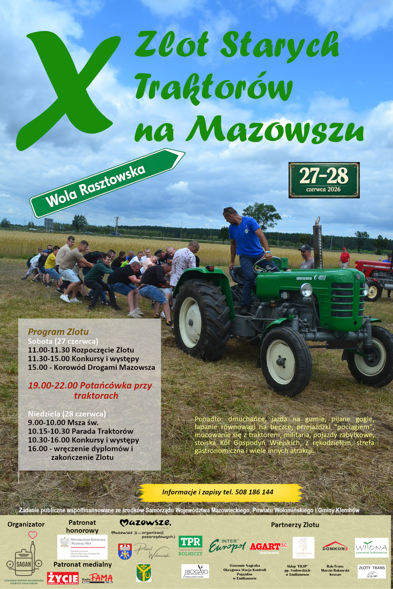 X Zlot Starych Traktor&oacute;w na Mazowszu